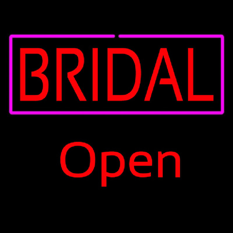 Bridal Red Open Neonreclame