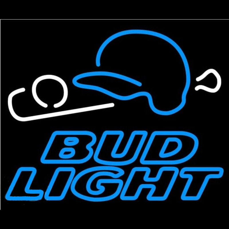 Bud Light Baseball Beer Sign Neonreclame