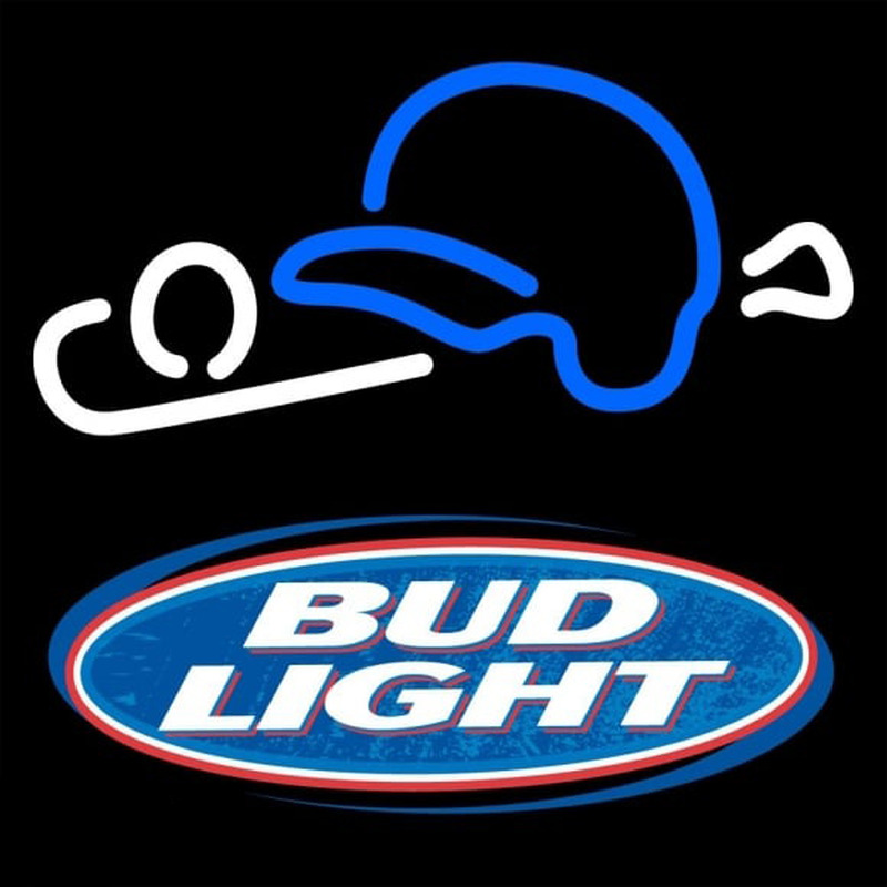 Bud Light Baseball Beer Sign Neonreclame