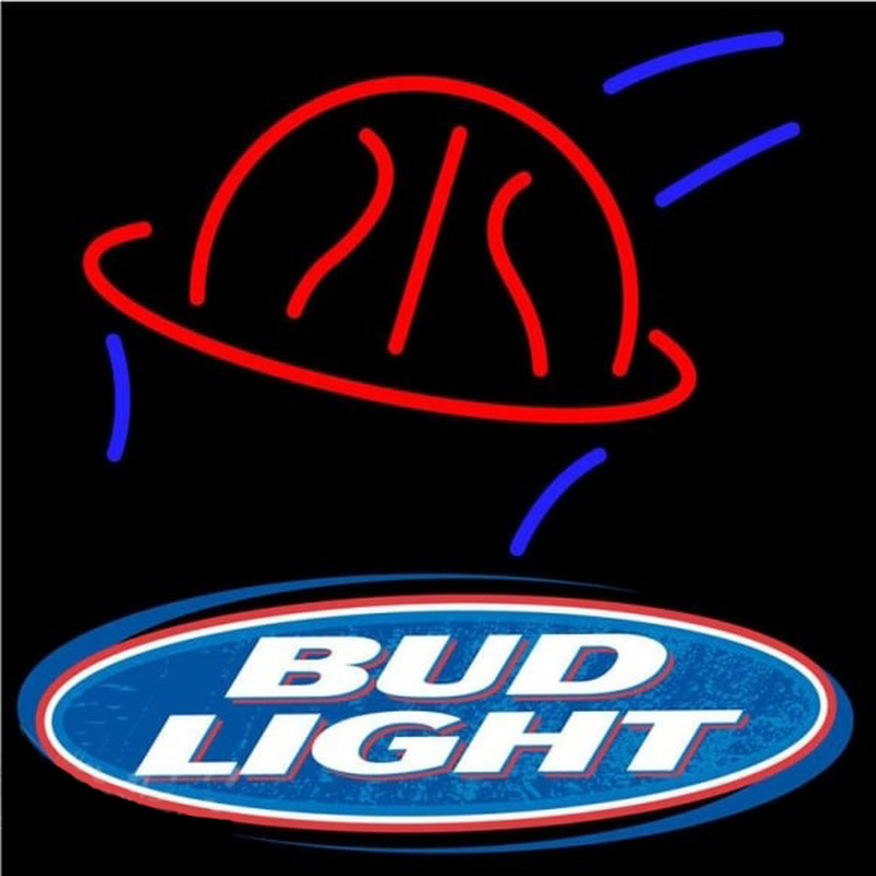 Bud Light Basketball Beer Sign Neonreclame