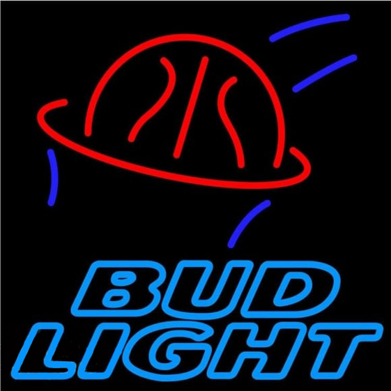 Bud Light Basketball Beer Sign Neonreclame