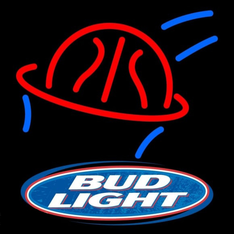 Bud Light Basketball Beer Sign Neonreclame