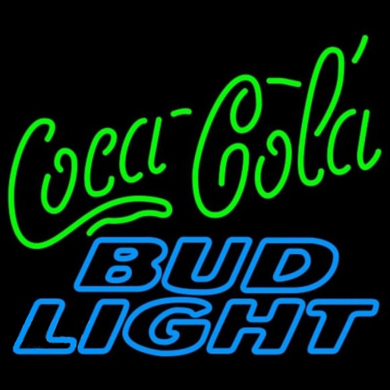 Bud Light Coca Cola Green Neonreclame