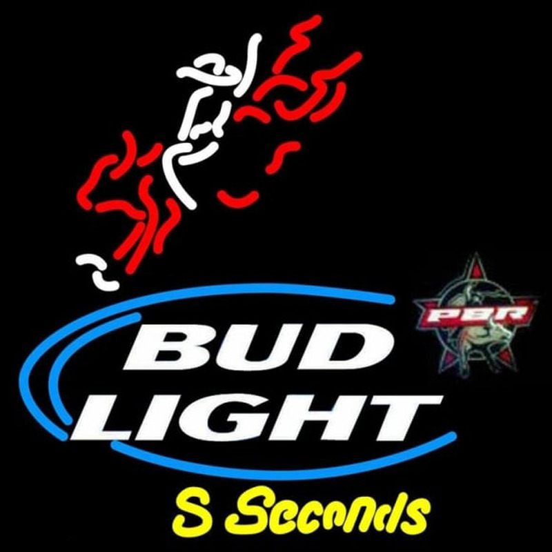 Bud Light Pbr Bull Rider Beer Sign Neonreclame