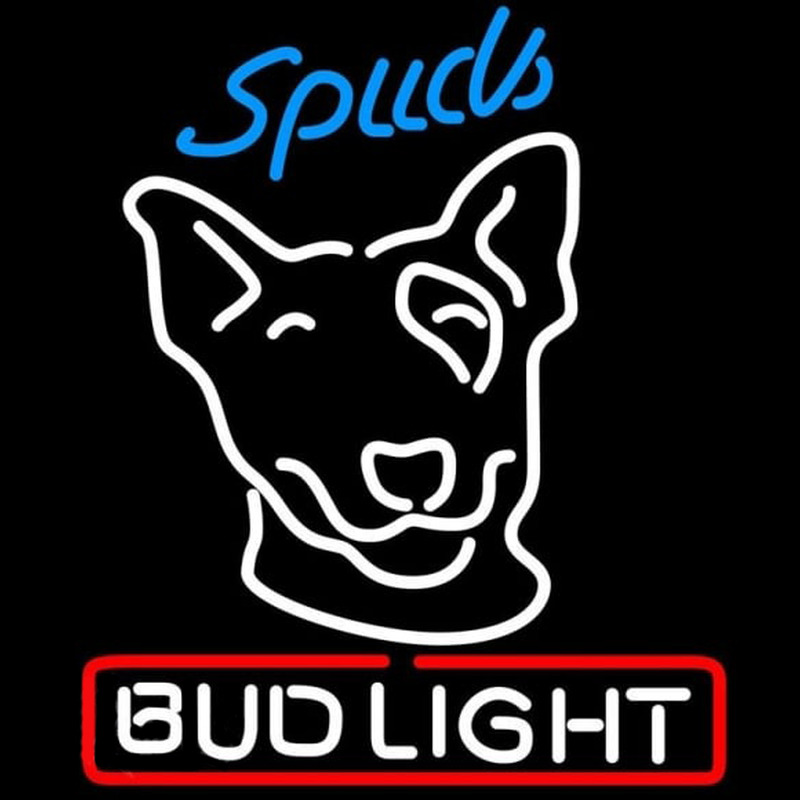 Bud Light Spuds Beer Sign Neonreclame