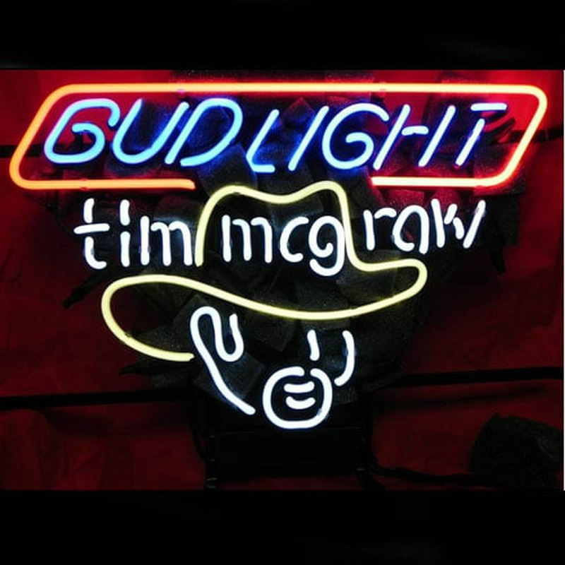Bud Tim Mcgraw Bier Bar Neonreclame