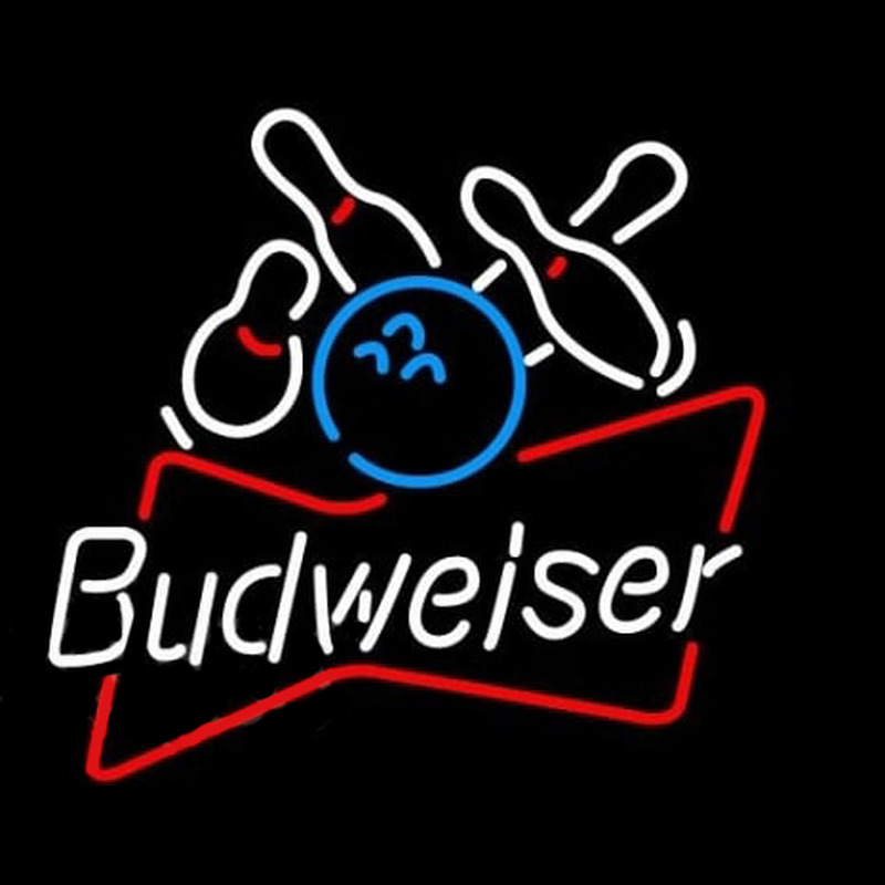 Budweiser Bowling Ball Neonreclame