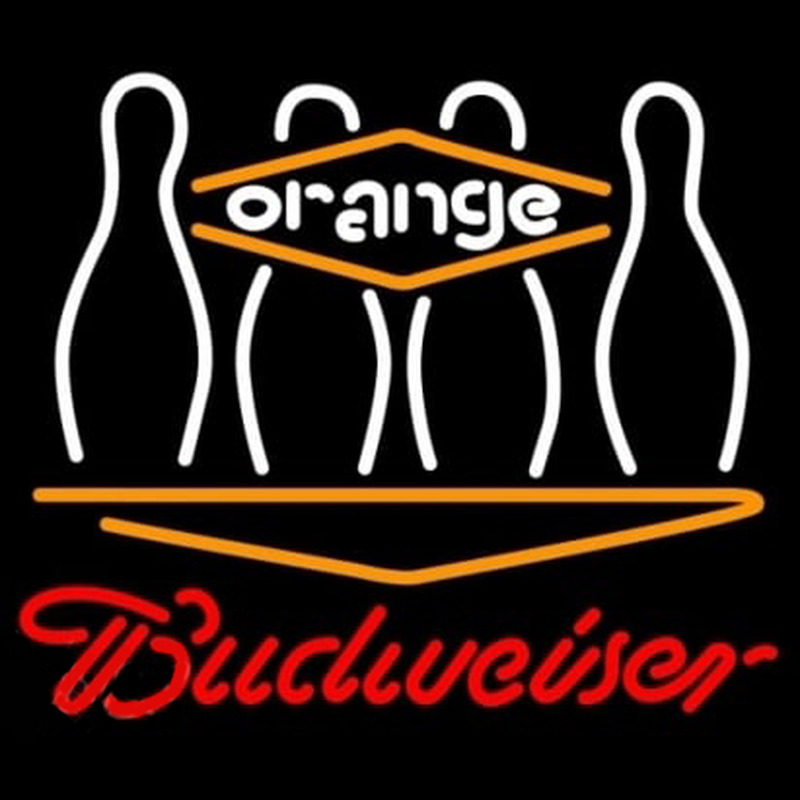 Budweiser Bowling Orange Neonreclame