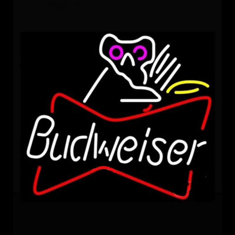 Budweiser Bowtie Koala Bear Beer Light Neonreclame