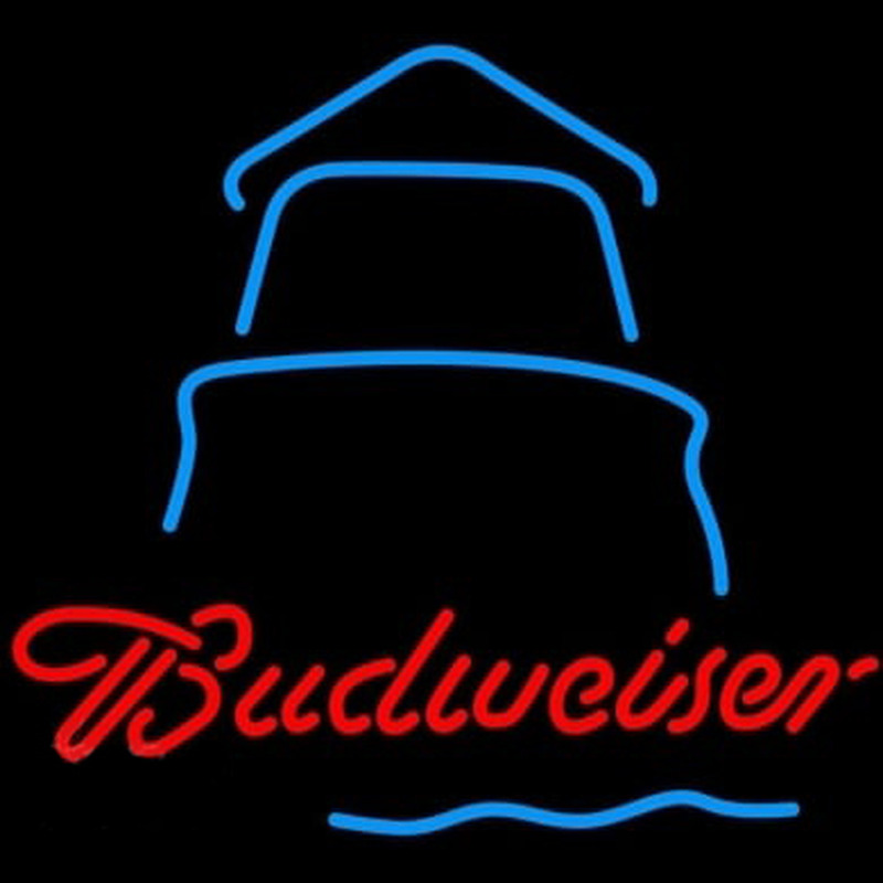 Budweiser Day Lighthouse Neonreclame
