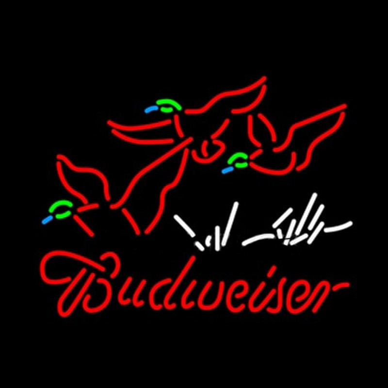 Budweiser Duck Without Motion Neonreclame