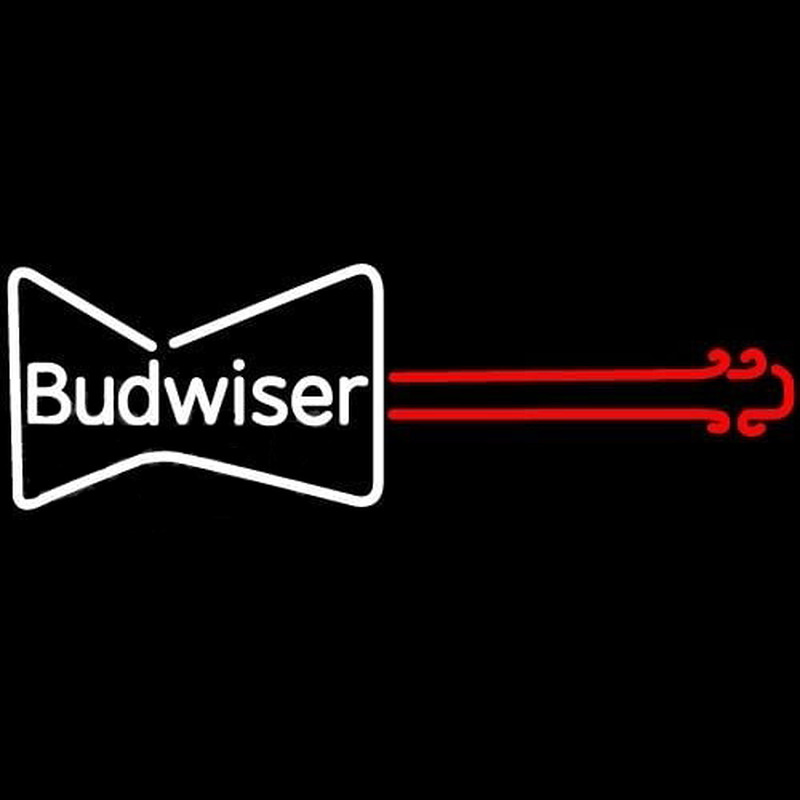Budweiser Guitar Beer Sign Neonreclame