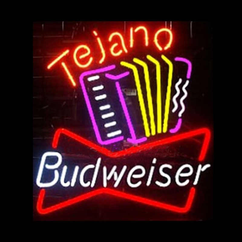 Budweiser Tejano Handcrafted Beer bar Neonreclame