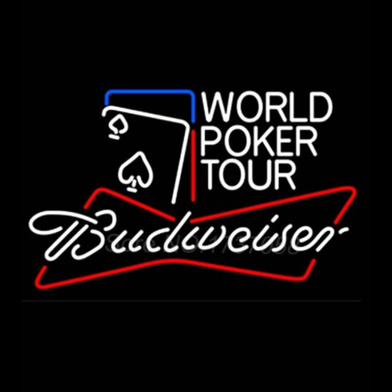 Budweiser World Poker Tour Neonreclame