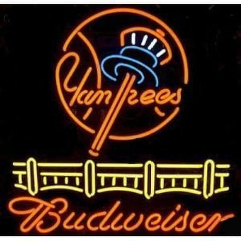 Budweiser Yankees Beer Bar Pub Neonreclame