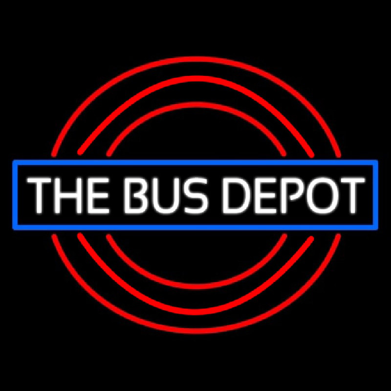 Bus Depot Neonreclame