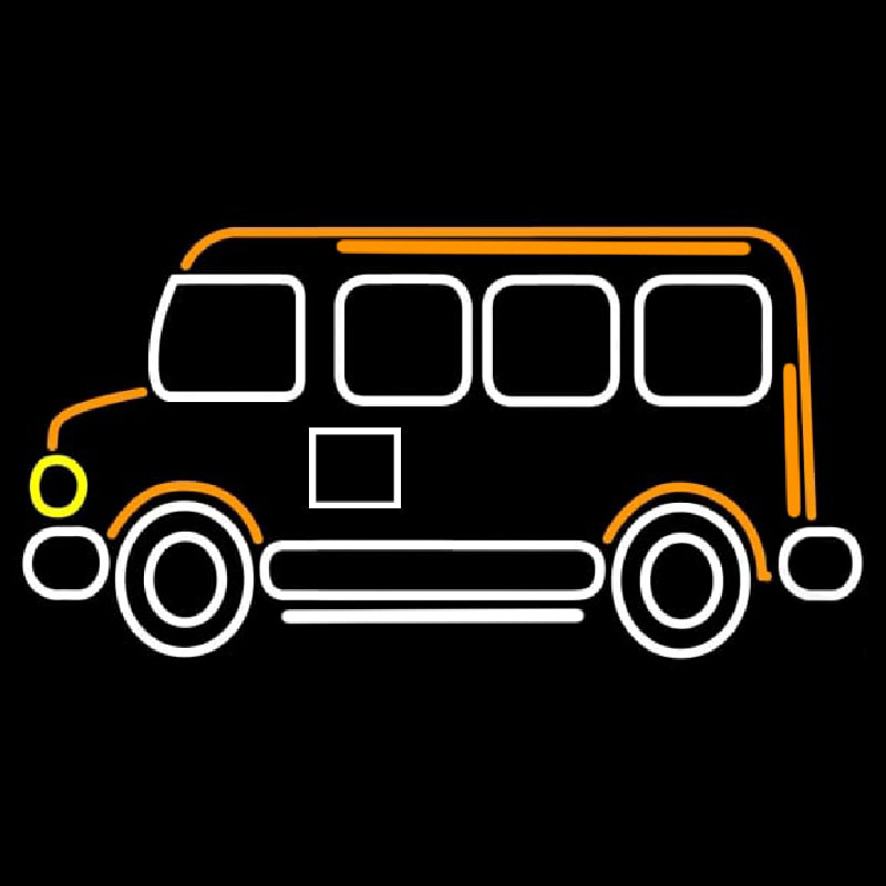 Bus Icon Neonreclame