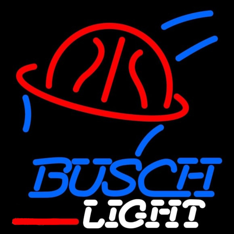 Busch Light Basketball Beer Sign Neonreclame