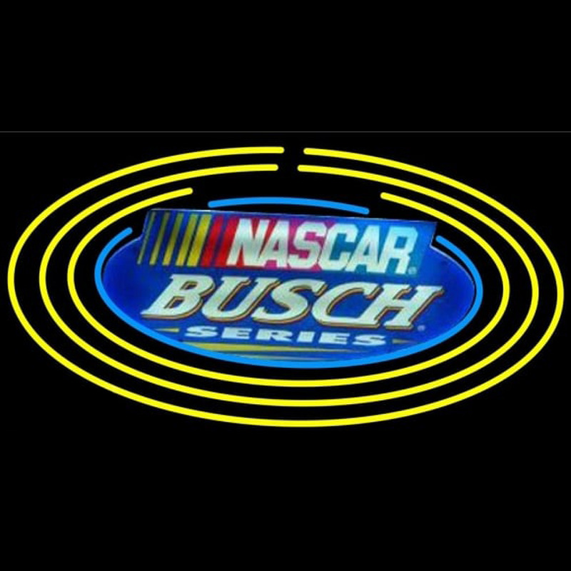 Busch Nascar Oval Beer Sign Neonreclame