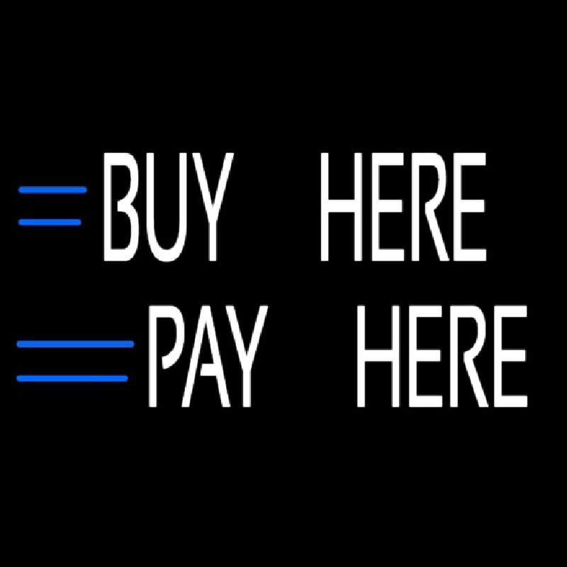 Buy Here Pay Here Neonreclame