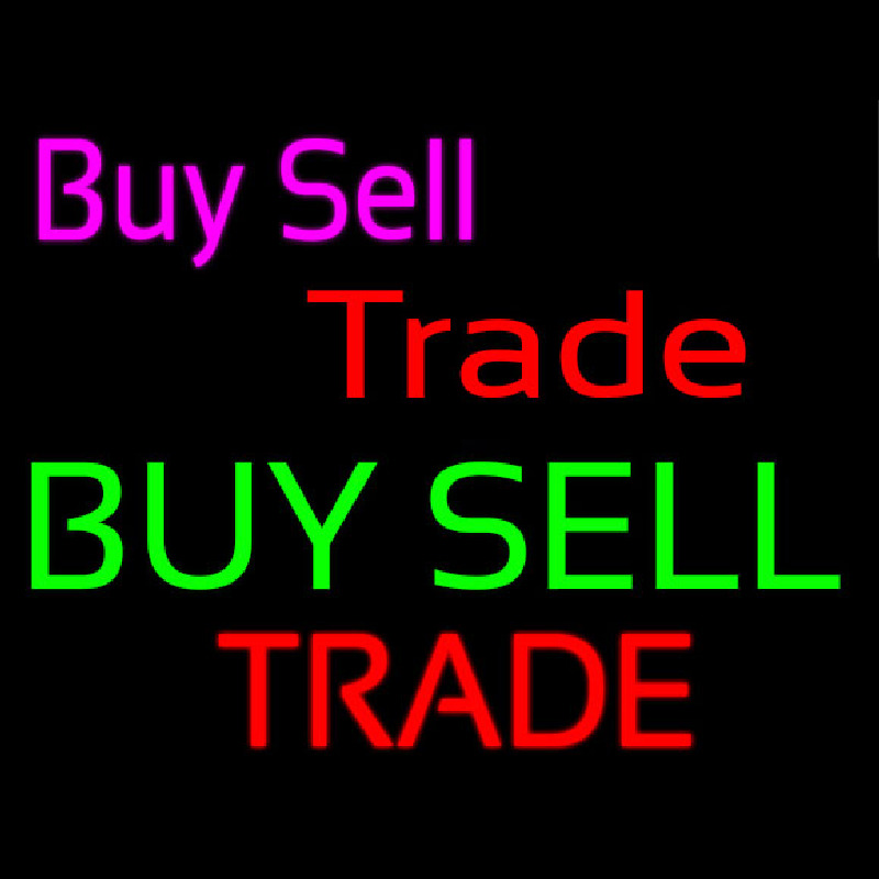 Buy Sell Trade Neonreclame