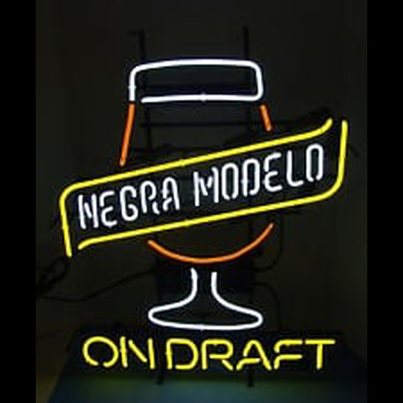 CERVEZA NEGRA MODELO ON DRAFT Neonreclame