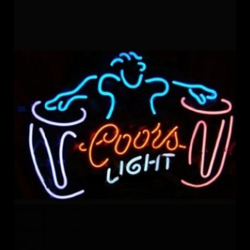 COORS LIGHT DRUM Neonreclame