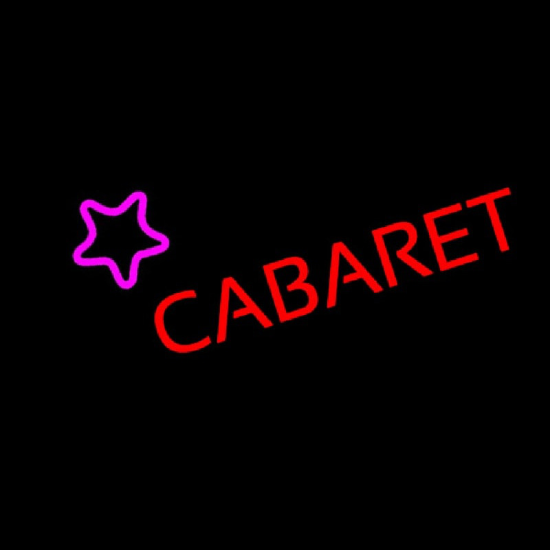 Cabaret Star Logo Neonreclame