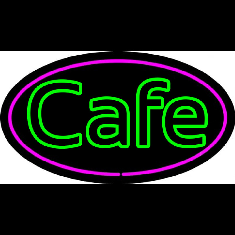 Cafe Oval Neonreclame
