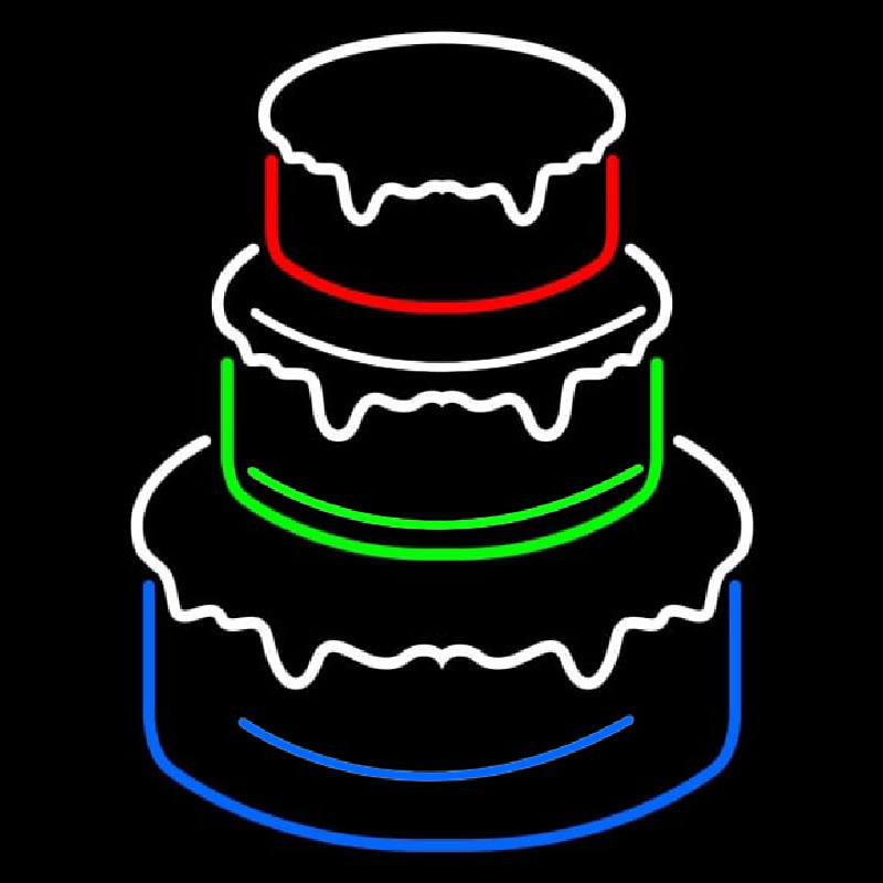 Cake Logo Neonreclame