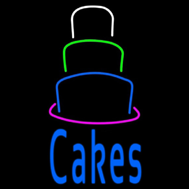 Cake With Cake Layer Neonreclame