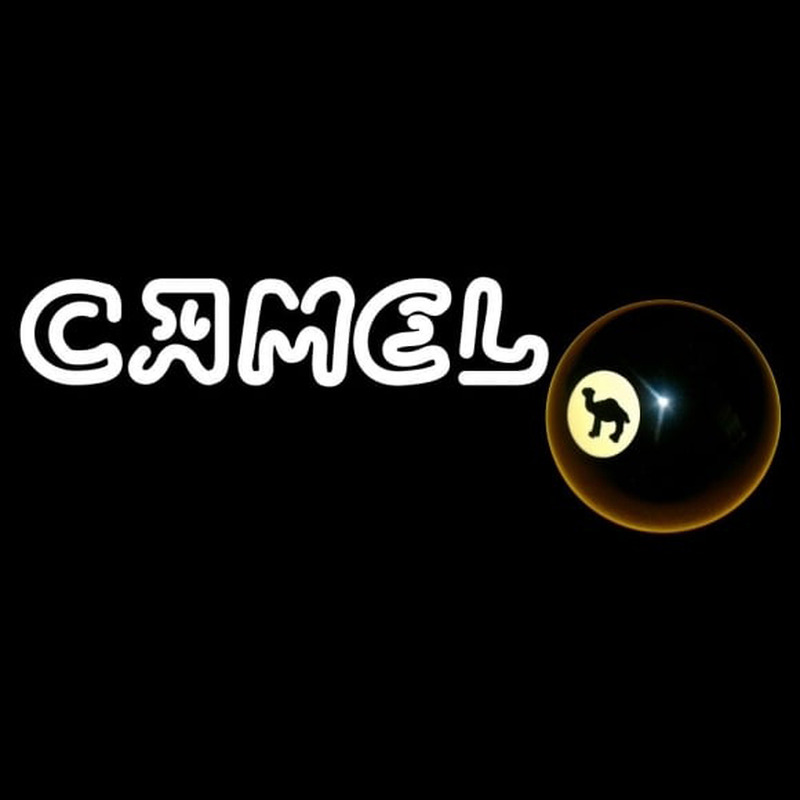 Camel Cigarettes Billiard Ball Neonreclame