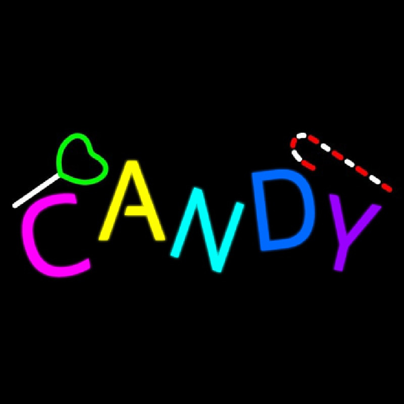 Candy Symbol Neonreclame