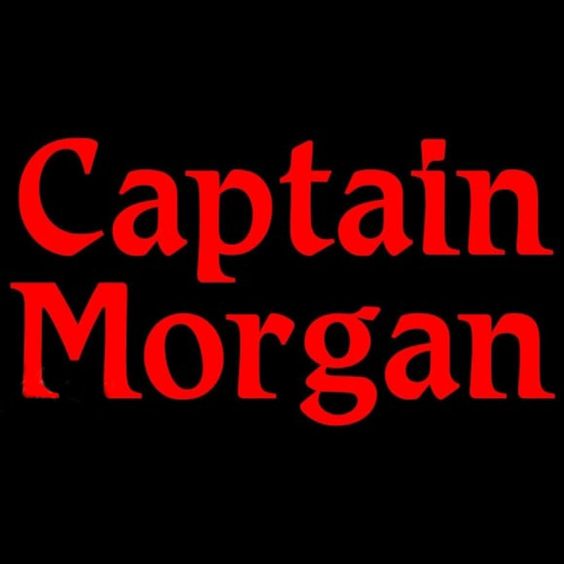 Captain Morgan Red Beer Sign Neonreclame