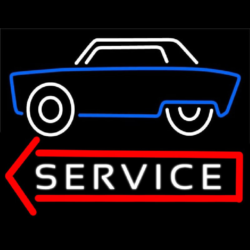 Car Logo Service 1 Neonreclame