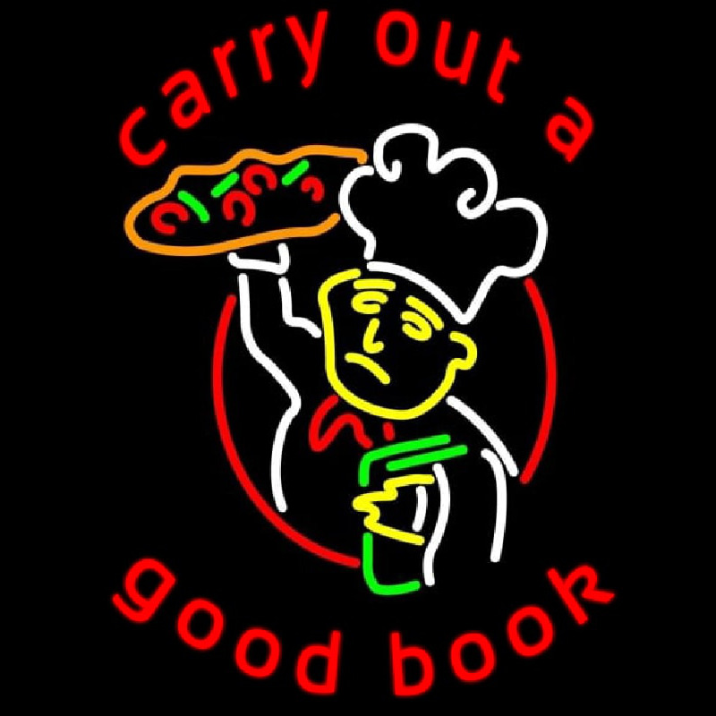 Carry Out A Good Book Neonreclame