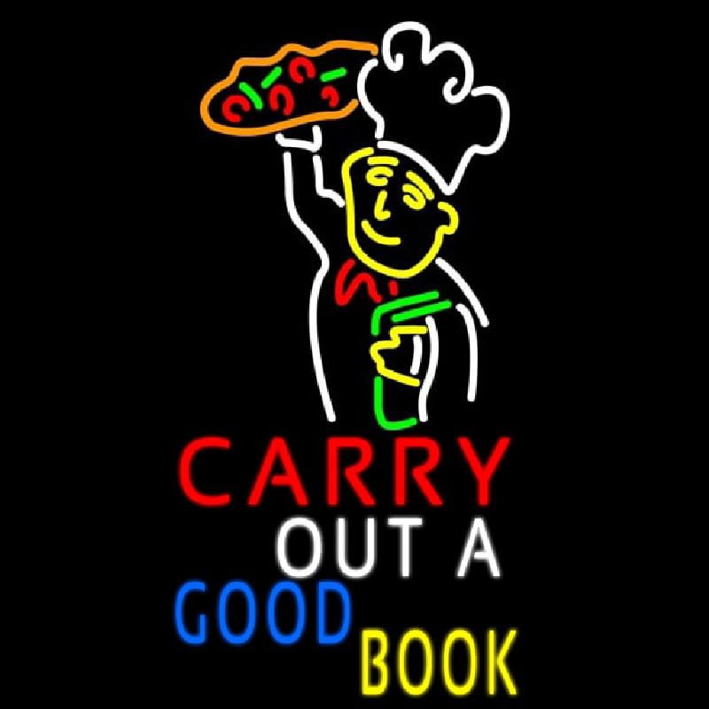 Carry Out A Good Book Neonreclame