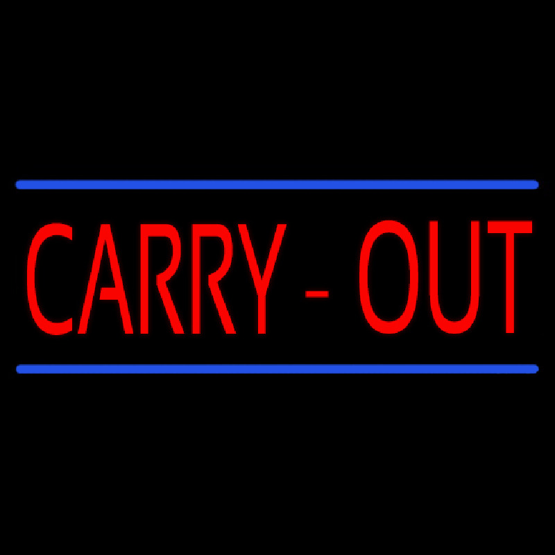 Carry Out Neonreclame