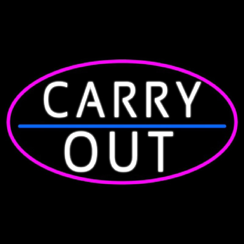 Carry Out Neonreclame