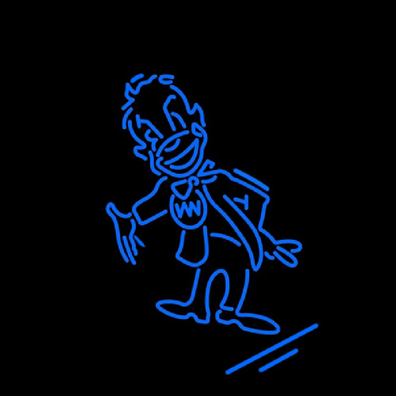 Cartoon Blue Neonreclame