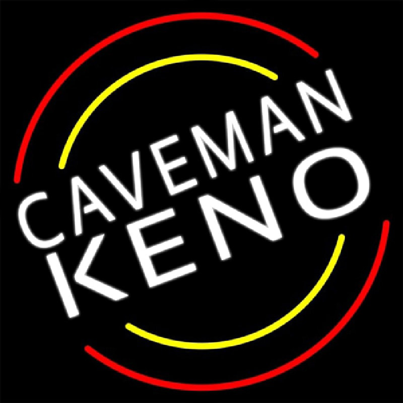 Caveman Keno Neonreclame