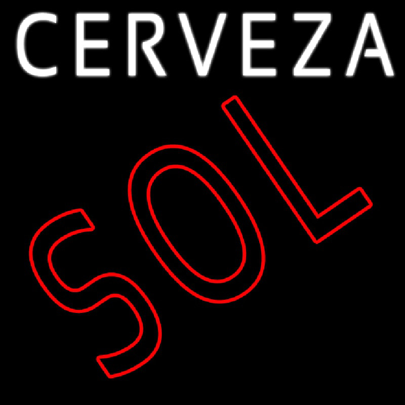 Cerveza Sol Neonreclame