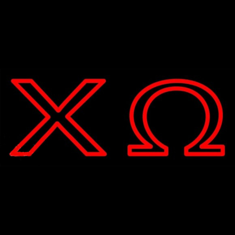 Chi Omega Neonreclame