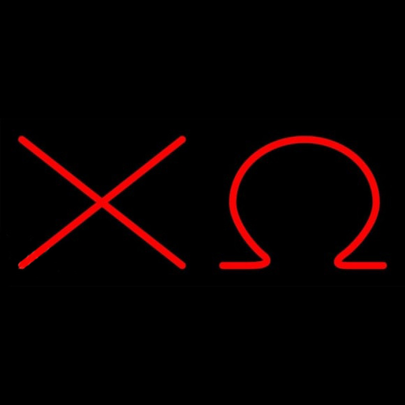 Chi Omega Neonreclame