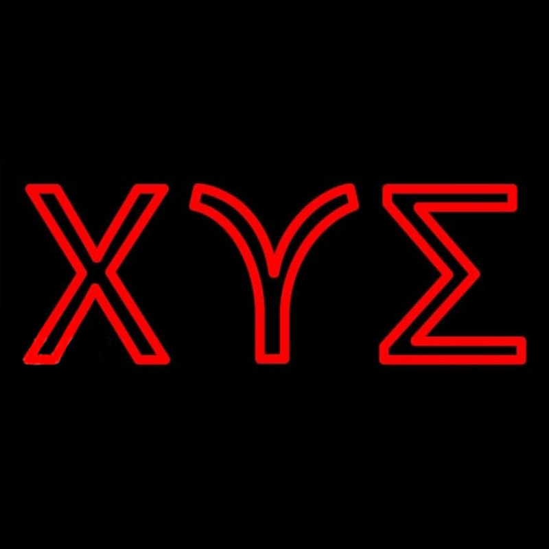 Chi Upsilon Sigma Neonreclame