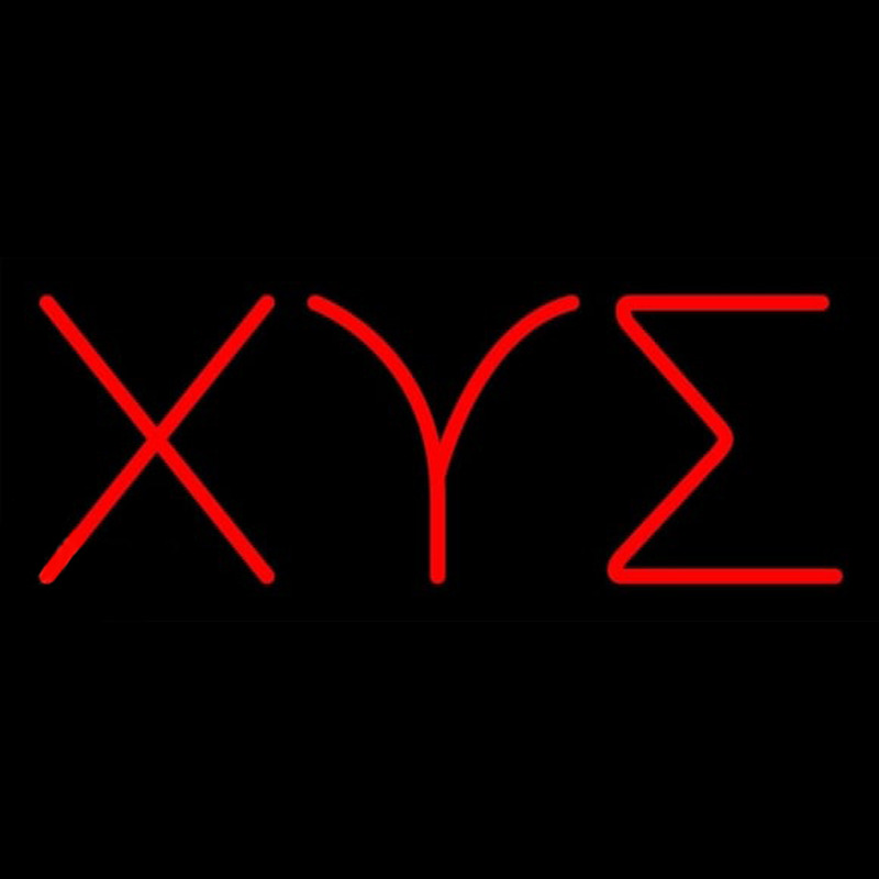Chi Upsilon Sigma Neonreclame