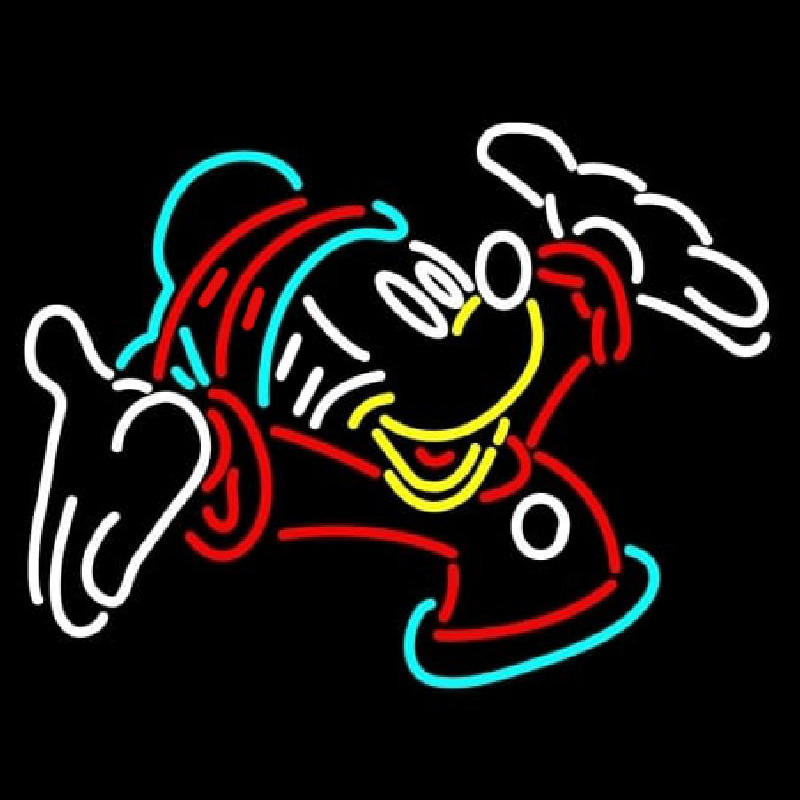 Christmas Mickey Mouse Neonreclame