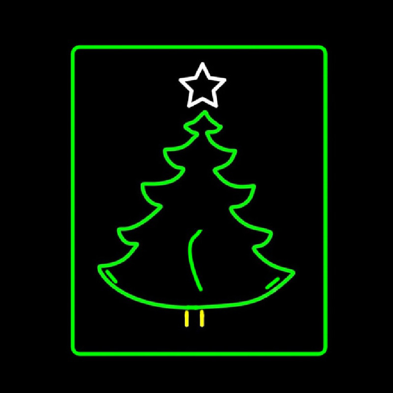 Christmas Tree Logo Neonreclame