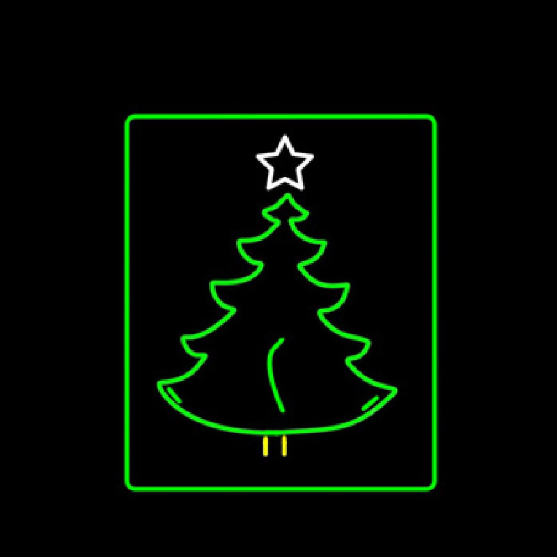 Christmas Tree Logo Neonreclame