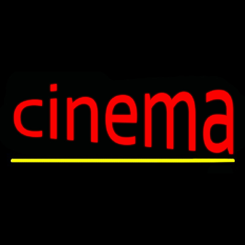 Cinema With Line Neonreclame